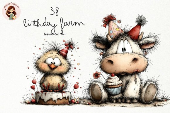 Creating Memorable Celebrations with Cute Birthday Farm PNG Clipart