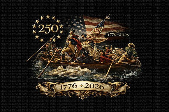 Evaluating the 1776–2026 USA 250 PNG for Patriotic Design Projects