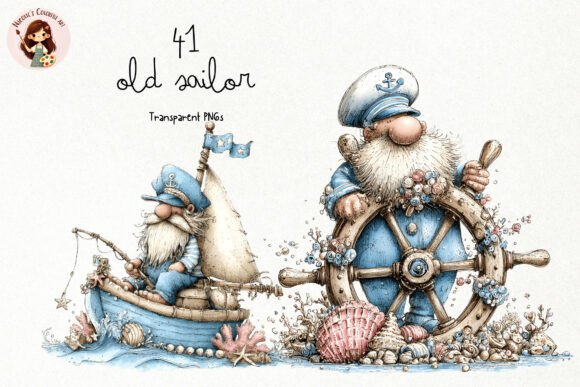 Evaluating the Whimsical Old Sailor PNG Clipart Collection for Creative Projects